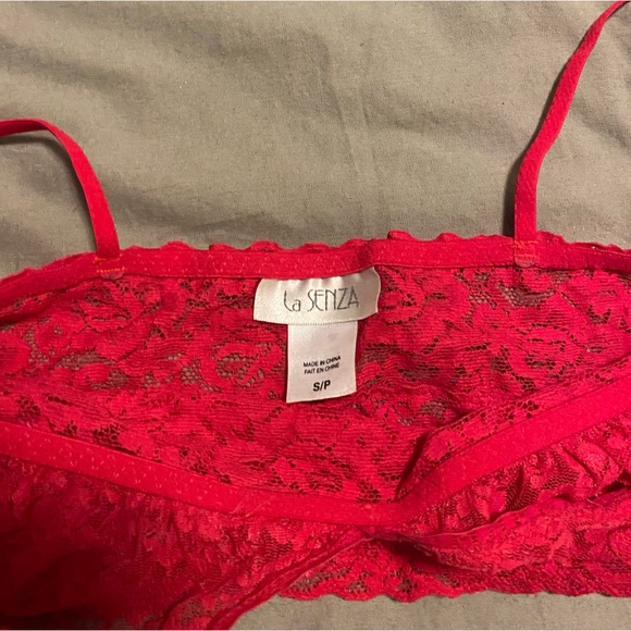 La SENZA Red Bralette Size S - Picture 2 of 2